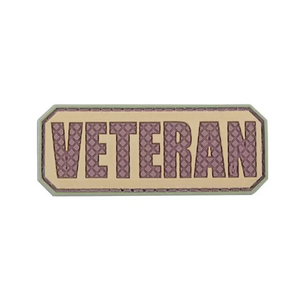 asgbox.pl - Naszywka 3D - Veteran - olive