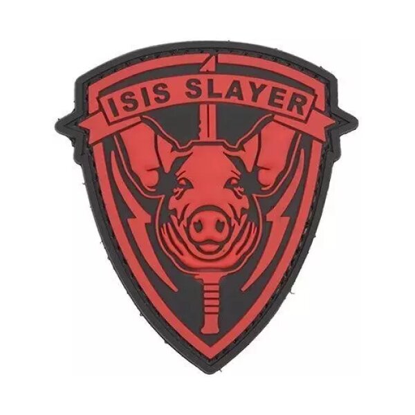 asgbox.pl - Naszywka 3D - ISIS Pig - czerwona