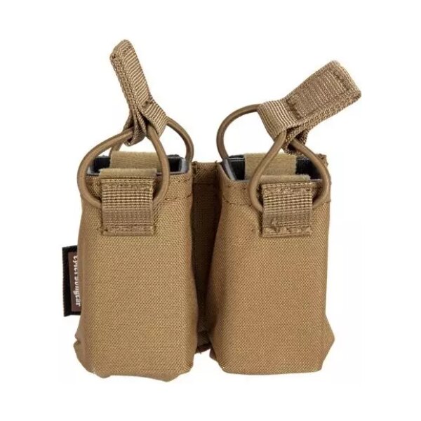 asgbox.pl - Podwójna ładownica pistoletowa do kamizelek szkieletowych - Coyote Brown