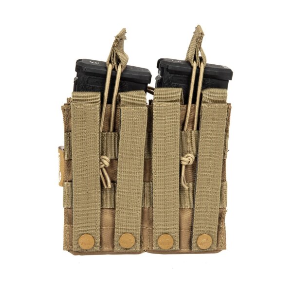 asgbox.pl - Podwójna ładownica na 4 magazynki typu M4/M16 - Coyote