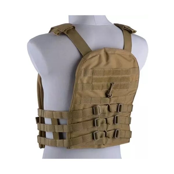 asgbox.pl - Kamizelka typu plate carrier z odpinanym panelem - tan