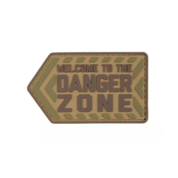 asgbox.pl - Naszywka Danger Zone PVC - Multicam
