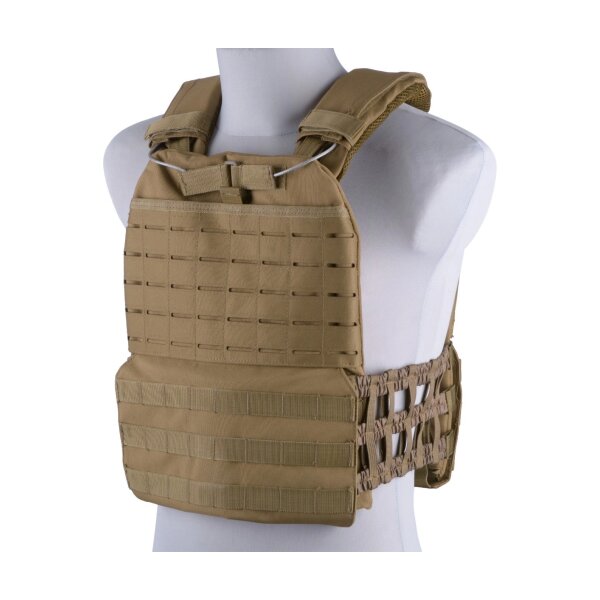 asgbox.pl - Kamizelka typu plate carrier molle/laser-cut - tan