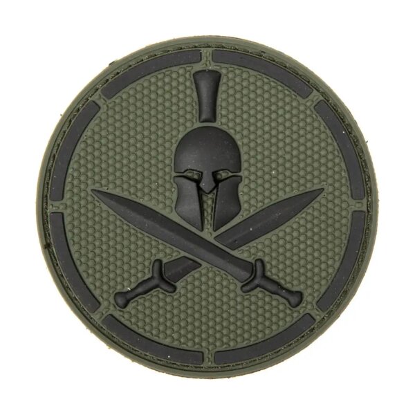 asgbox.pl - Naszywka Spartan Helmet PVC - Forest