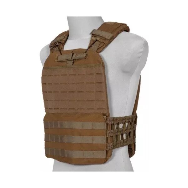asgbox.pl - Kamizelka typu plate carrier molle/laser-cut - tan