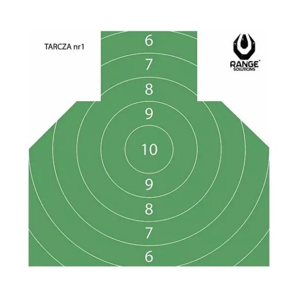 asgbox.pl - Tarcze strzeleckie "Tarcza nr 1" - 50 szt.
