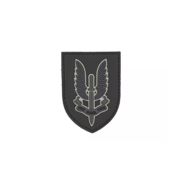asgbox.pl - Naszywka 3D - Who Dares Wins - czarna
