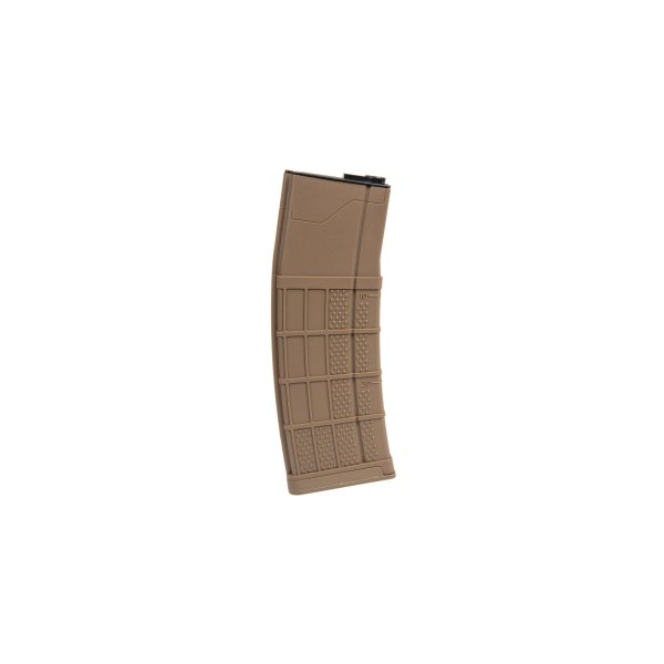 asgbox.pl - Długi magazynek hi-cap 450 kulek do replik M4/M16 - tan