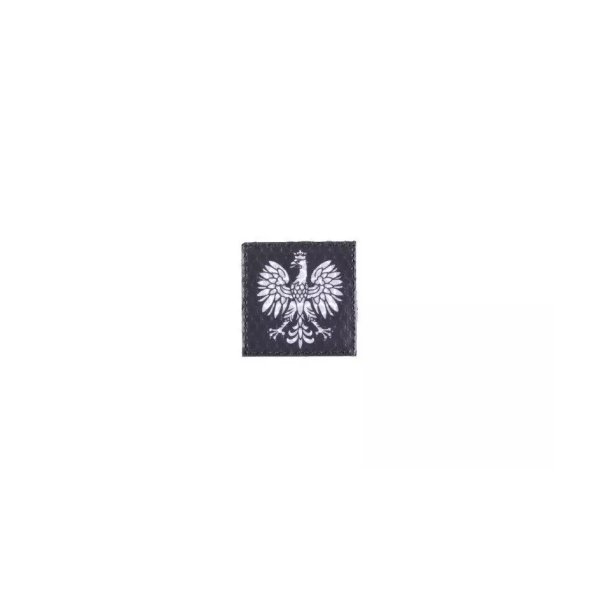 asgbox.pl - Naszywka IR - Godło Polski - czarna
