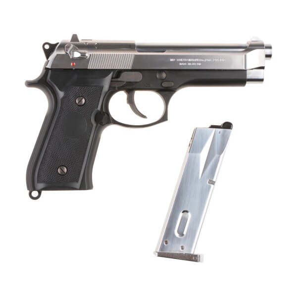 asgbox.pl - Replika pistoletu M92F Military Model (srebrny zamek)