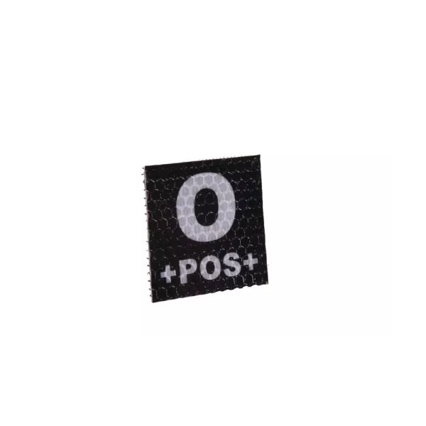 asgbox.pl - Naszywka IR z grupą krwi: 0 POS