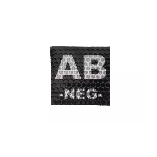 asgbox.pl - Naszywka IR z grupą krwi: AB NEG