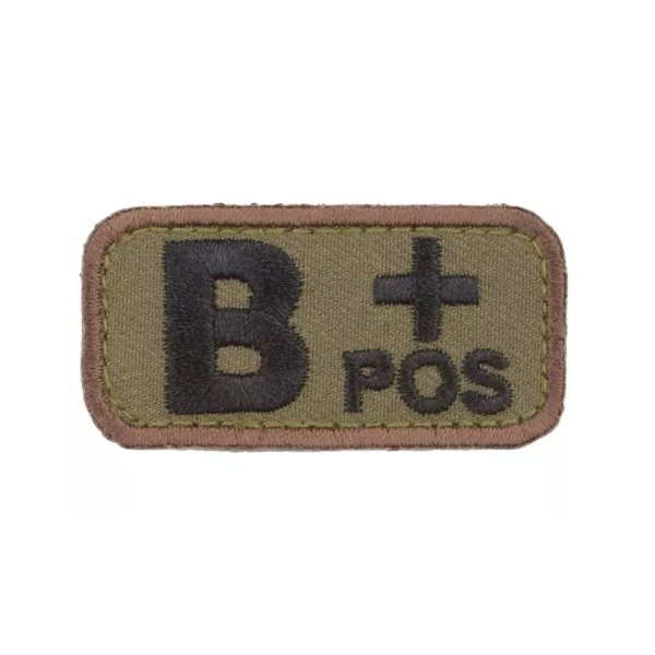 asgbox.pl - Naszywka BloodType : B+POS - forest
