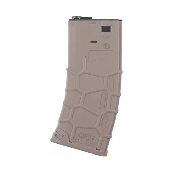 asgbox.pl - Magazynek hi-cap QRS na 300 kulek do M4/M16 - tan