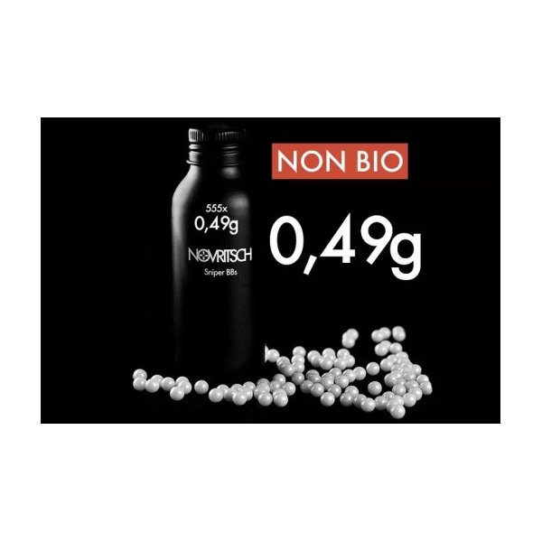 asgbox.pl - Kulki NON BIO Sniper BBs 0.49g - butelka 555 szt.