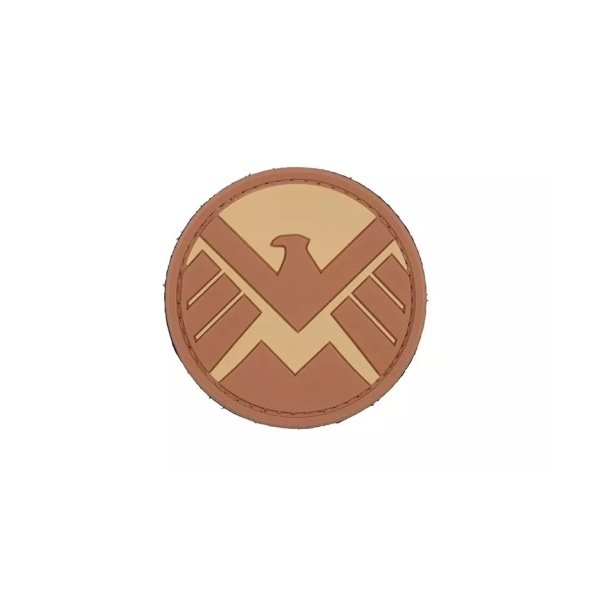 asgbox.pl - Naszywka 3D - Shield - tan