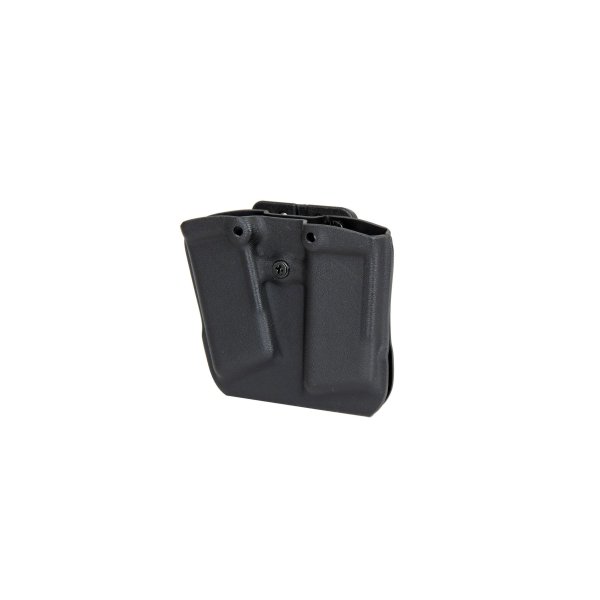 asgbox.pl - Ładownica Kydex na 2 magazynki Glock - czarna