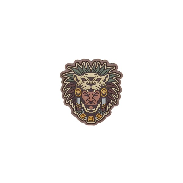 asgbox.pl - Naszywka PVC Aztec Warrior Head 1 - MC