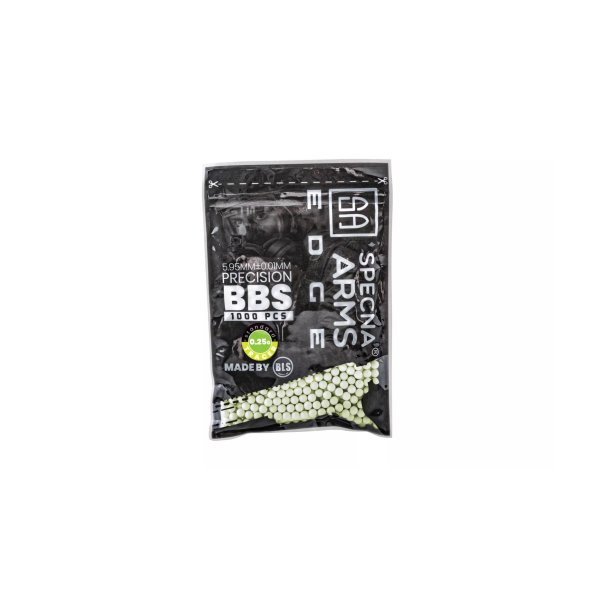 asgbox.pl - Kulki precyzyjne Specna Arms EDGE™ Tracer 0.25g - 1000 szt - zielone