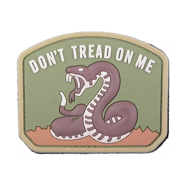 asgbox.pl - Naszywka 3D – Don't Tread On Me - coyote