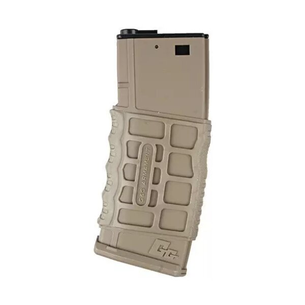 asgbox.pl - Magazynek hi-cap 300 kulek GMAG-V1 do M4/M16 - tan