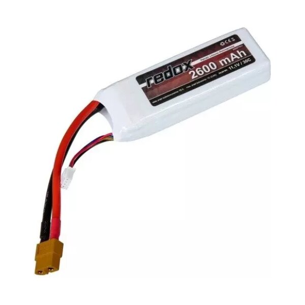 asgbox.pl - Akumulator Redox LiPo 2600mAh 11.1V 30C XT60