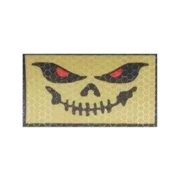 asgbox.pl - Naszywka IR - Evil Smile 2 - tan