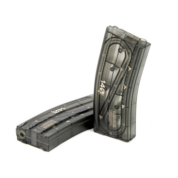 M4 140Rds Magazine For AEG (1PC) - Transparent