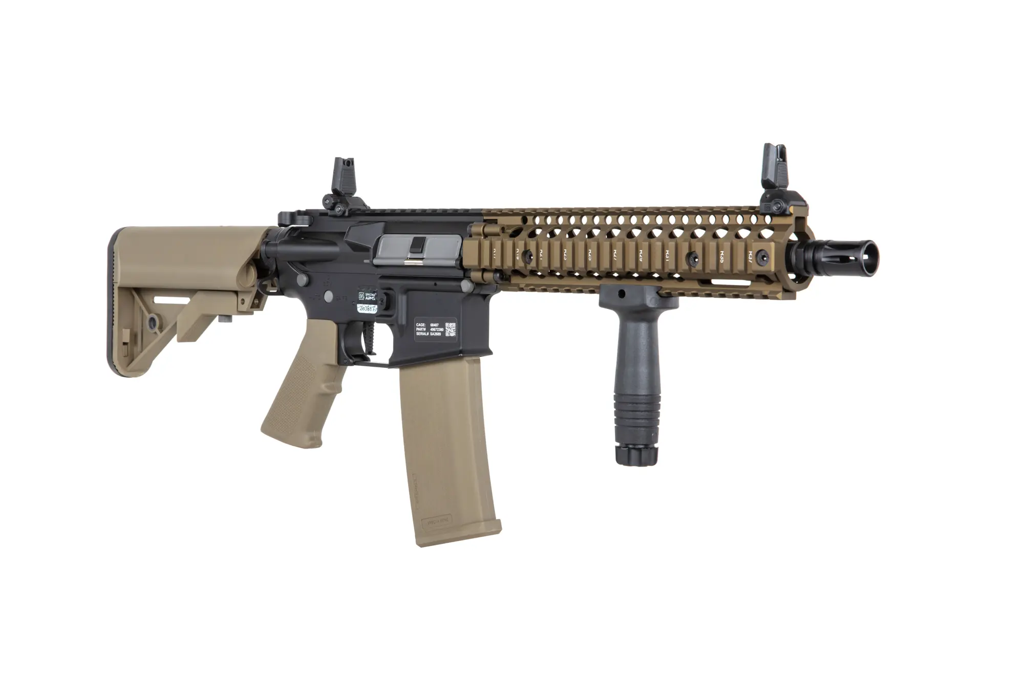 Karabinek ASG Specna Arms Daniel Defense® MK18 SA-P19 Prime™ Aster II ETU z silnikiem bezszczotkowym Chaos Bronze SPE-01-043638 asgbox.pl Karabinek ASG Specna Arms Daniel Defense® MK18 SA-P19 Prime™ Aster II ETU z silnikiem bezszczotkowym Chaos Bronze - obrazek 9