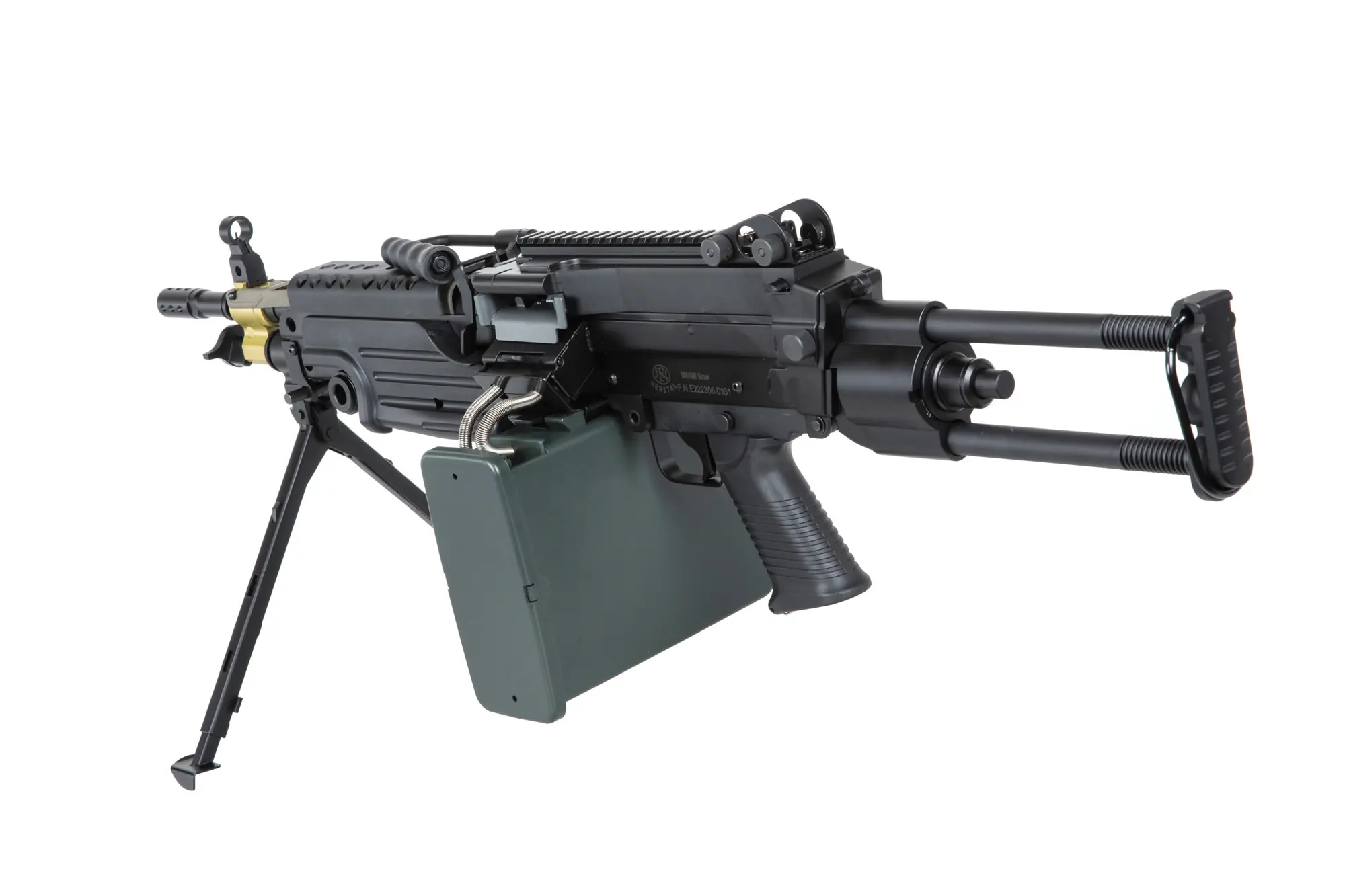 Karabin maszynowy ASG A&K Cybergun M249 PARA Czarny (OUTLET) OUT-72-042766-00 asgbox.pl Karabin maszynowy ASG A&K Cybergun M249 PARA Czarny (OUTLET) - obrazek 3