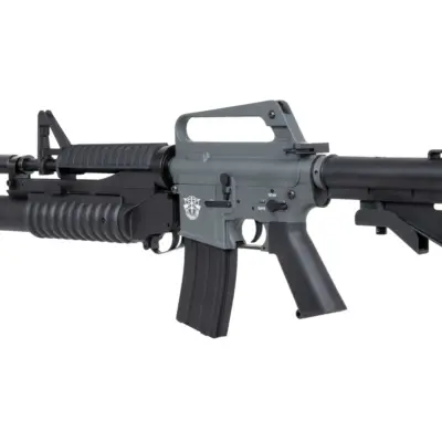 asgbox.pl - Karabinek ASG East Crane EC-704 Kestrel™ ETU z granatnikiem ASG Szary