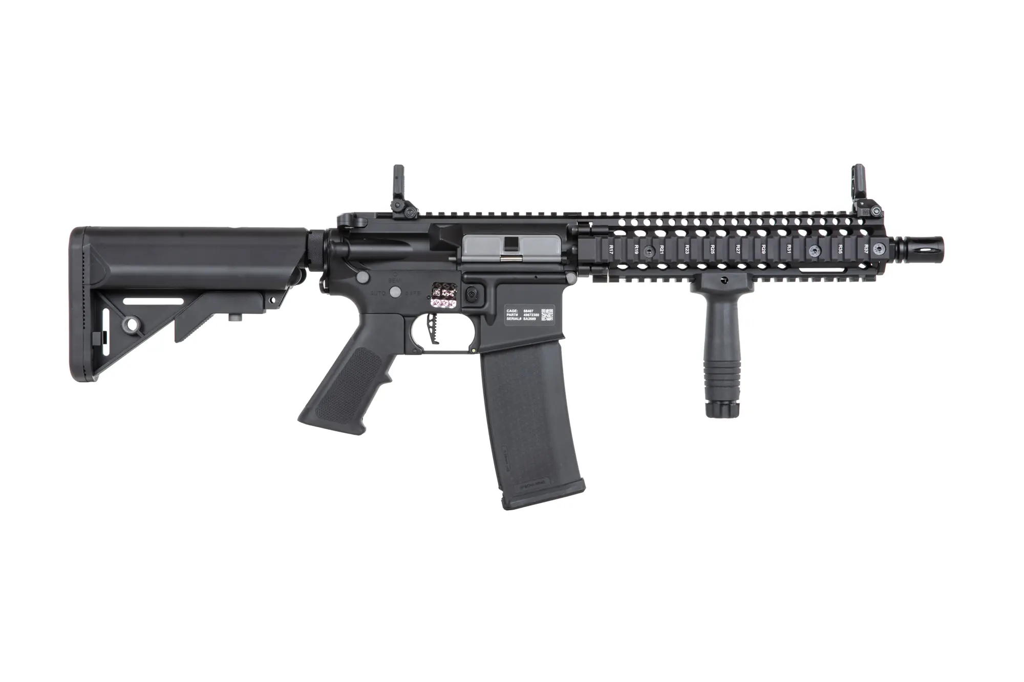 Karabinek ASG Specna Arms Daniel Defense® MK18 SA-P19 Prime™ Aster II ETU z silnikiem bezszczotkowym Czarny SPE-01-043637 asgbox.pl Karabinek ASG Specna Arms Daniel Defense® MK18 SA-P19 Prime™ Aster II ETU z silnikiem bezszczotkowym Czarny - obrazek 9