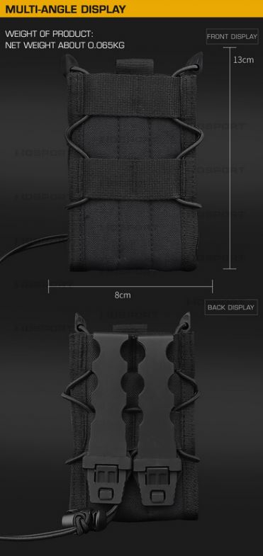 WST Tiger Type 5.56 Magazine Molle Pouch - MC OD-A-WOSP108-MC asgbox.pl WST Tiger Type 5.56 Magazine Molle Pouch - MC - obrazek 2