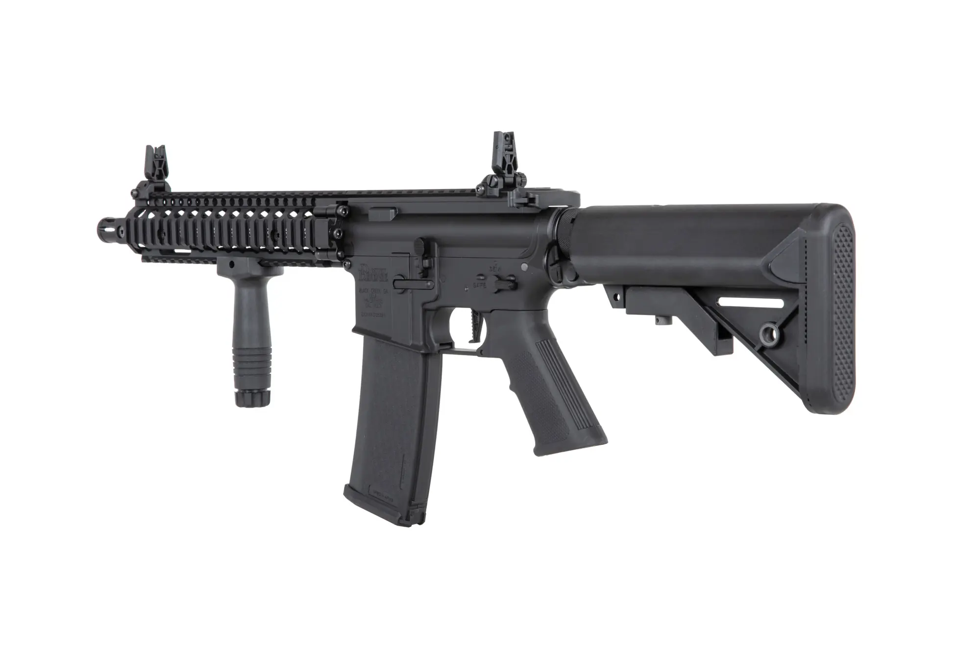 Karabinek ASG Specna Arms Daniel Defense® MK18 SA-P19 Prime™ Aster II ETU z silnikiem bezszczotkowym Czarny SPE-01-043637 asgbox.pl Karabinek ASG Specna Arms Daniel Defense® MK18 SA-P19 Prime™ Aster II ETU z silnikiem bezszczotkowym Czarny - obrazek 6