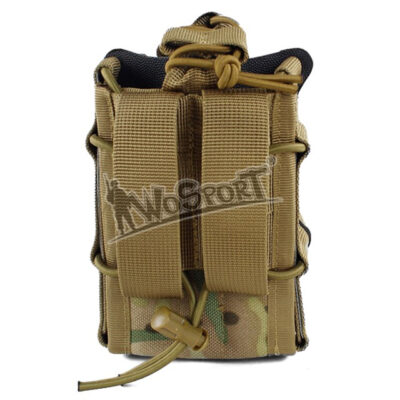 Alternative view of MOLLE Open Double M4 magazine storage bag/Pouch - MC