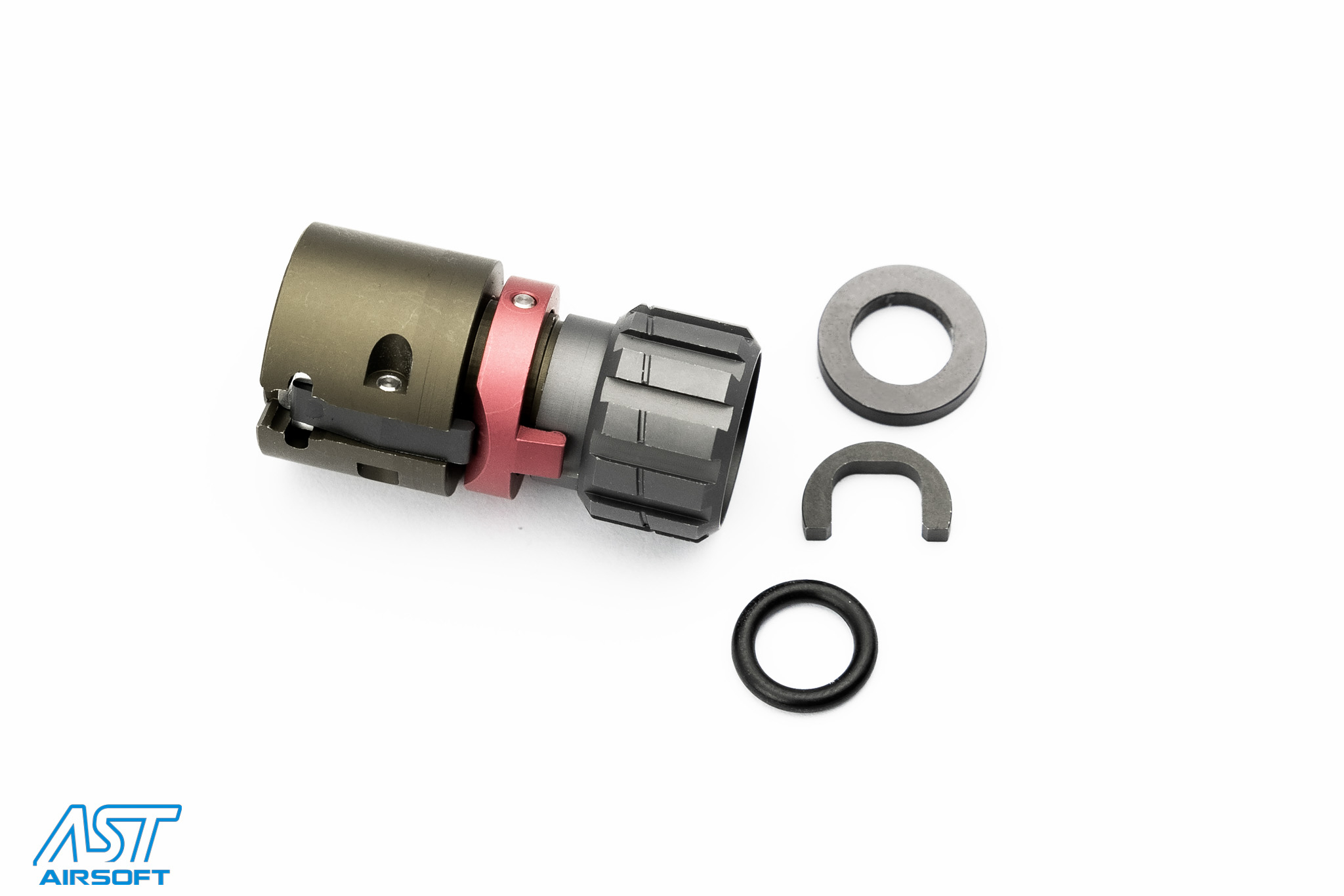 ML CNC Aluminum Hop-up Chamber for GHK / VFC M4 GBB - Black OD-A-MPLF185 asgbox.pl ML CNC Aluminum Hop-up Chamber for GHK / VFC M4 GBB - Black