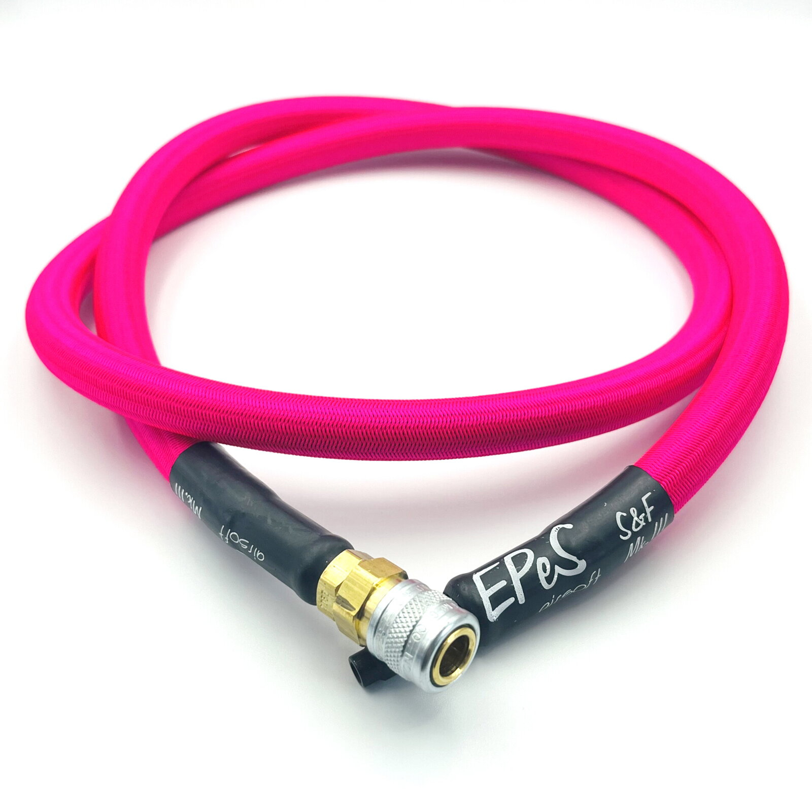 EPeS HPA S a F Braided Hose, 100cm, QD Foster - Neon Pink OD-A-E126-100-PIH asgbox.pl EPeS HPA S a F Braided Hose, 100cm, QD Foster - Neon Pink