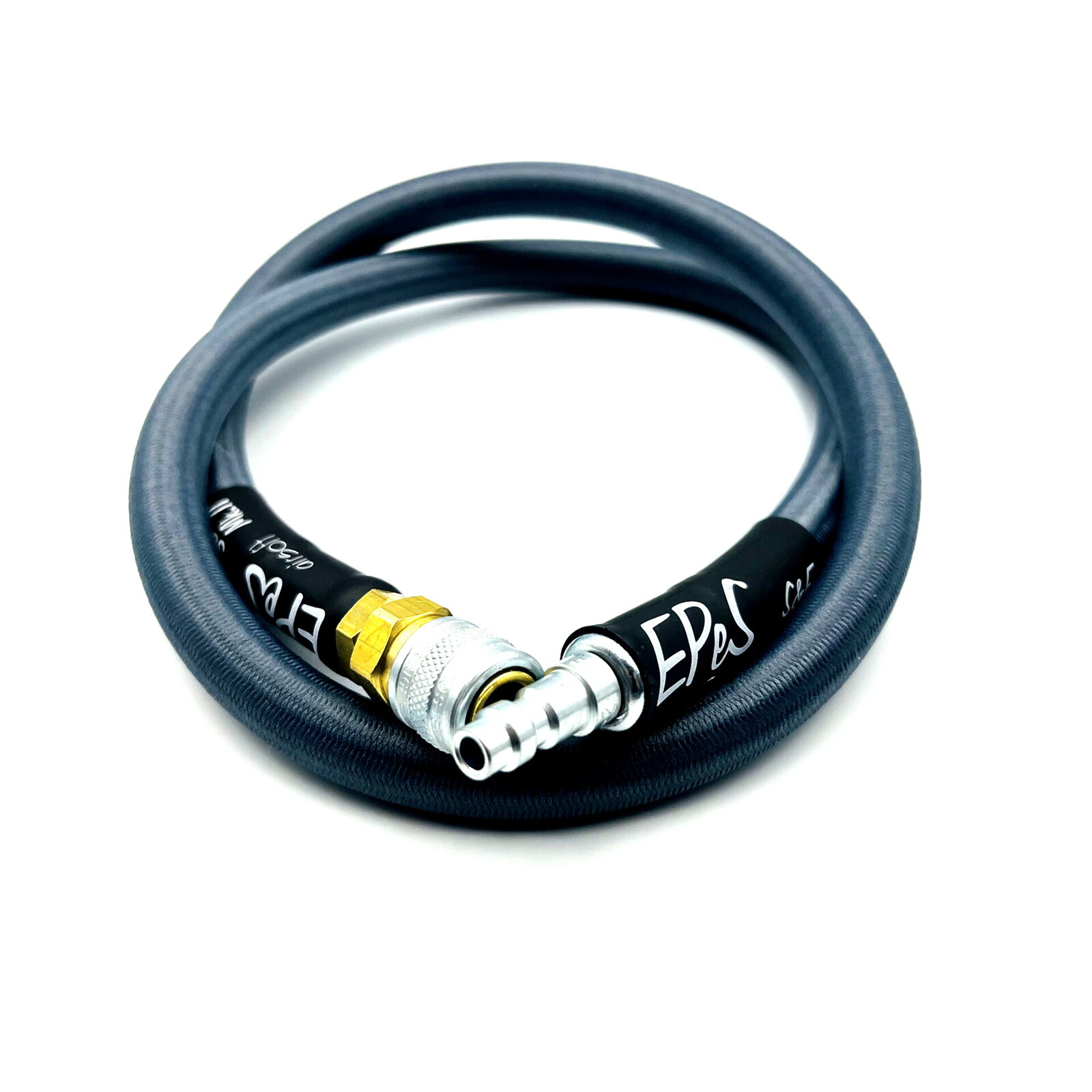 EPeS HPA S a F Braided Hose, 80cm, QD Foster - Steel Gray OD-A-E126-80-STG asgbox.pl EPeS HPA S a F Braided Hose, 80cm, QD Foster - Steel Gray