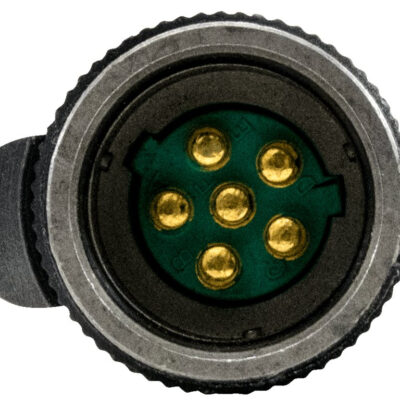 Alternative view of EARMOR M52 Military Version PTT, NATO 6-pin Connector