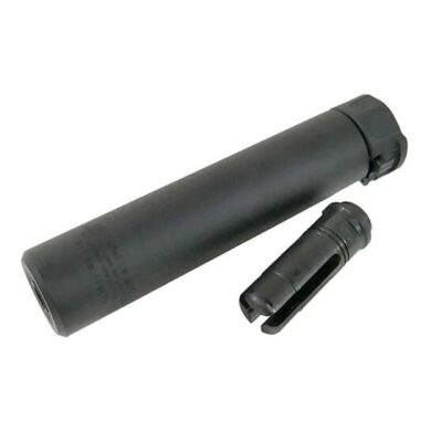 5KU SOCOM 556 Airsoft QD Suppressor (178 mm), 14 mm CCW - Black