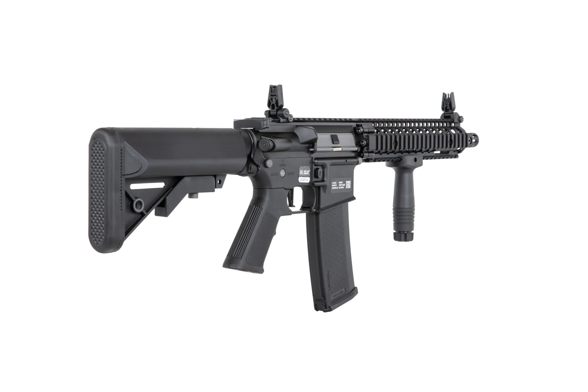 Karabinek ASG Specna Arms Daniel Defense® MK18 SA-P19 Prime™ Aster II ETU z silnikiem bezszczotkowym Czarny SPE-01-043637 asgbox.pl Karabinek ASG Specna Arms Daniel Defense® MK18 SA-P19 Prime™ Aster II ETU z silnikiem bezszczotkowym Czarny - obrazek 3