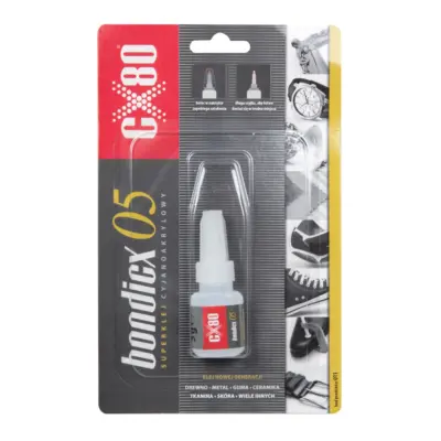 asgbox.pl - Klej cyjanoakrylowy CX80 Bondicx 5 do ogólnego zastosowania 5g