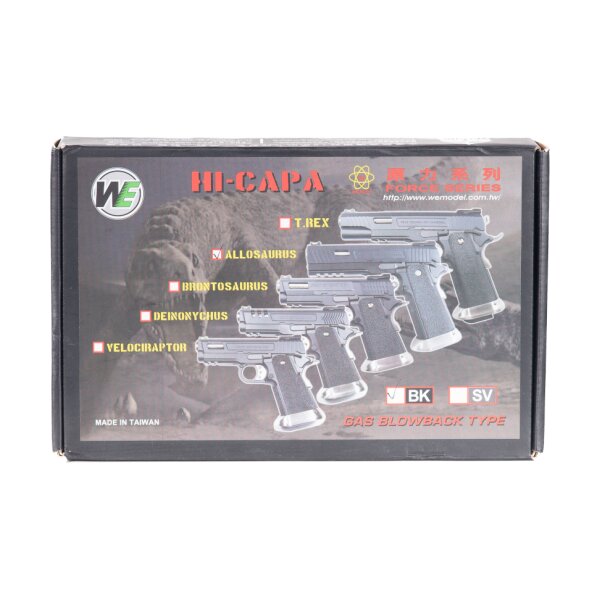 asgbox.pl - Replika pistoletu Hi-Capa 4.3 Force Allosaurus - czarna (OUTLET)