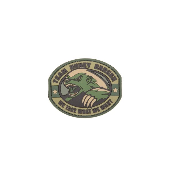 asgbox.pl - Naszywka 3D Honey Badger - Multicam