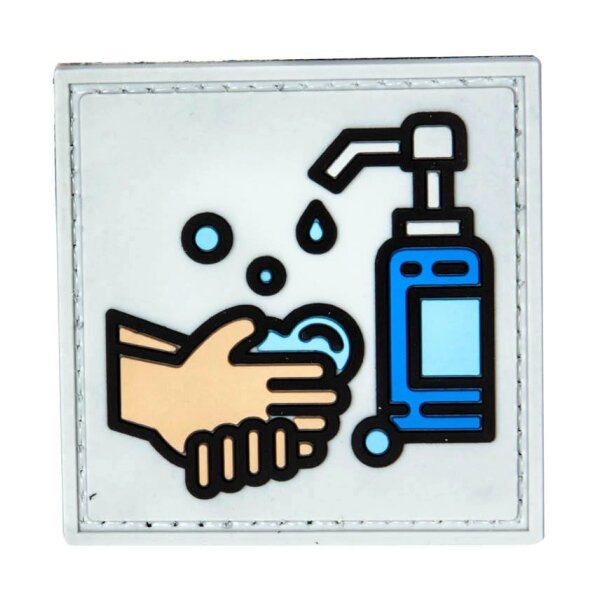 asgbox.pl - Naszywka 3D - Wash Your Hands with Hand Sanitizer