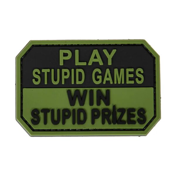 asgbox.pl - Naszywka PVC -  Play Stupid