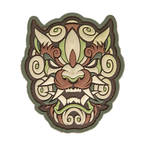asgbox.pl - Naszywka Foo Dog Head 1 - Multicam