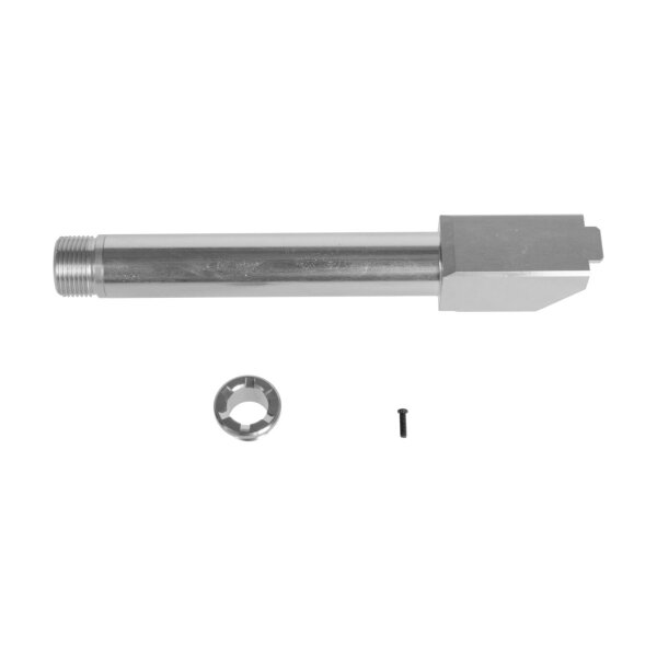 asgbox.pl - Lufa zewnętrzna "2 Way Fixed" Non-Recoiling do replik Umarex Glock 17 - Srebrny