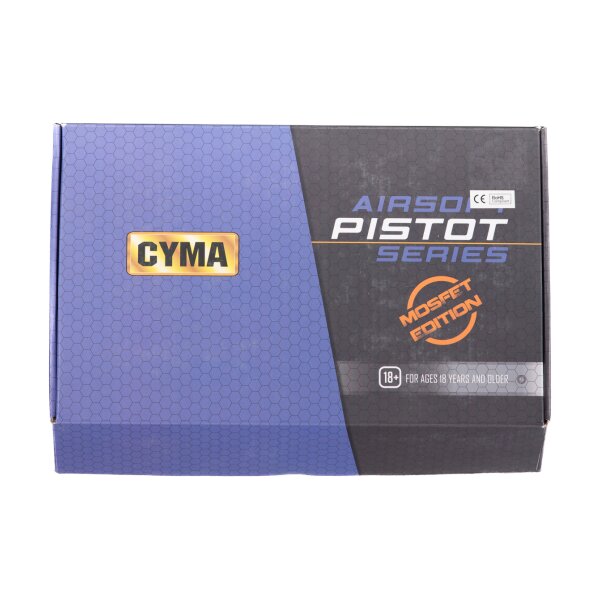 asgbox.pl - Replika pistoletu elektrycznego CM125S MOSFET Edition - czarna (OUTLET)