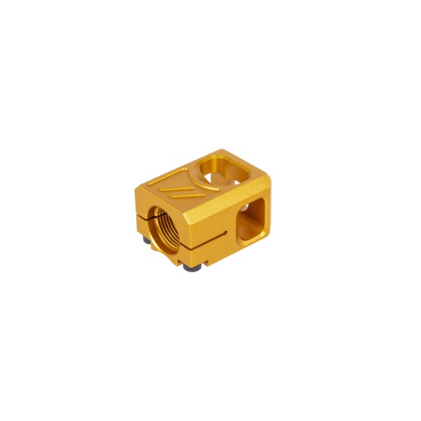 asgbox.pl - Kompensator V2 5KU gwint 14mm CCW GB-492 Złoty